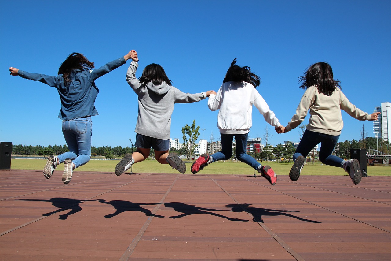 Kids Jumping